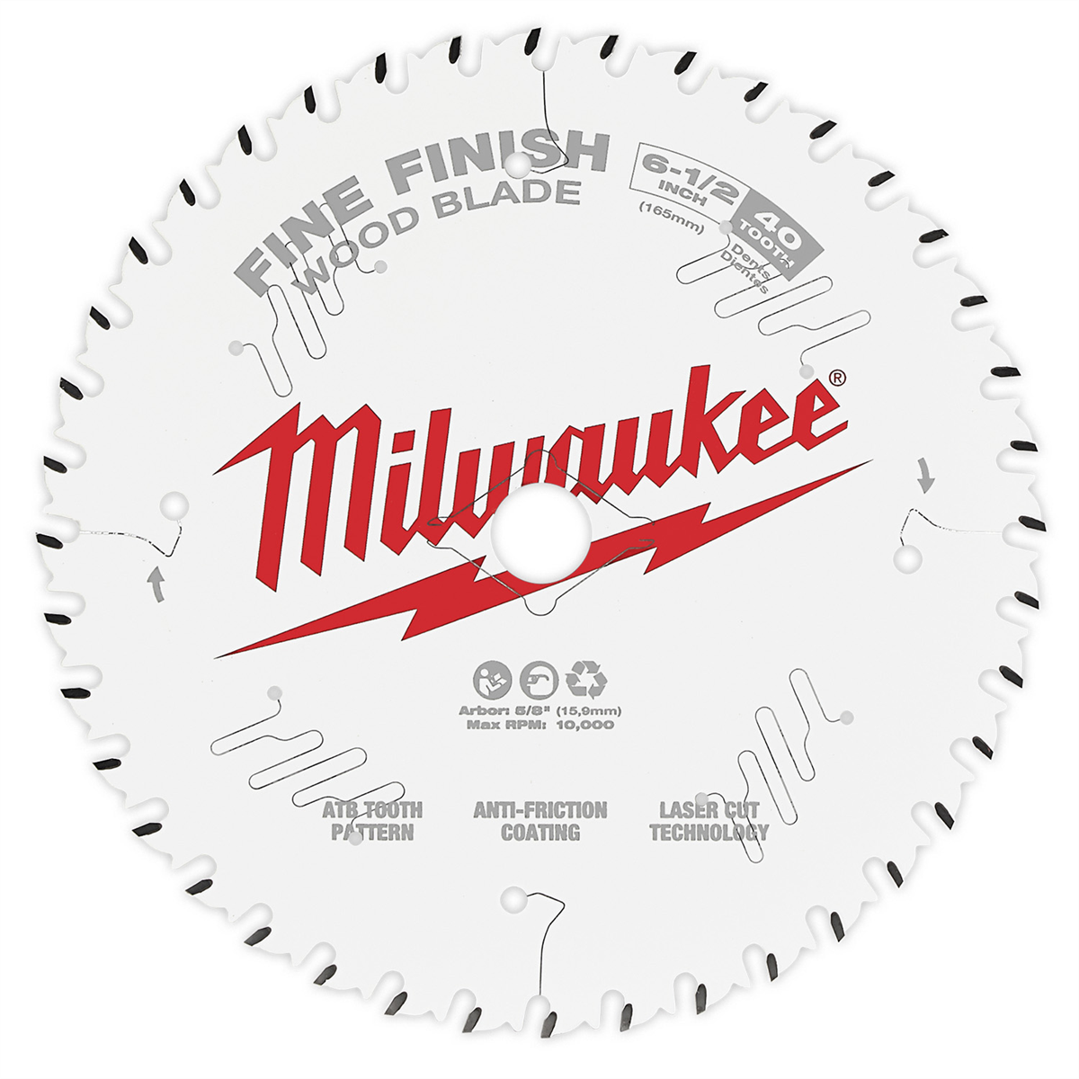 Milwaukee Tool 6-1/2 Inch 48T Fine Finish Track Saw Blade