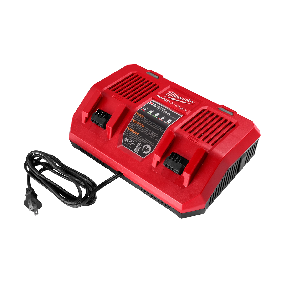Milwaukee Tool M18 Dual Bay Simultaneous Rapid Charger