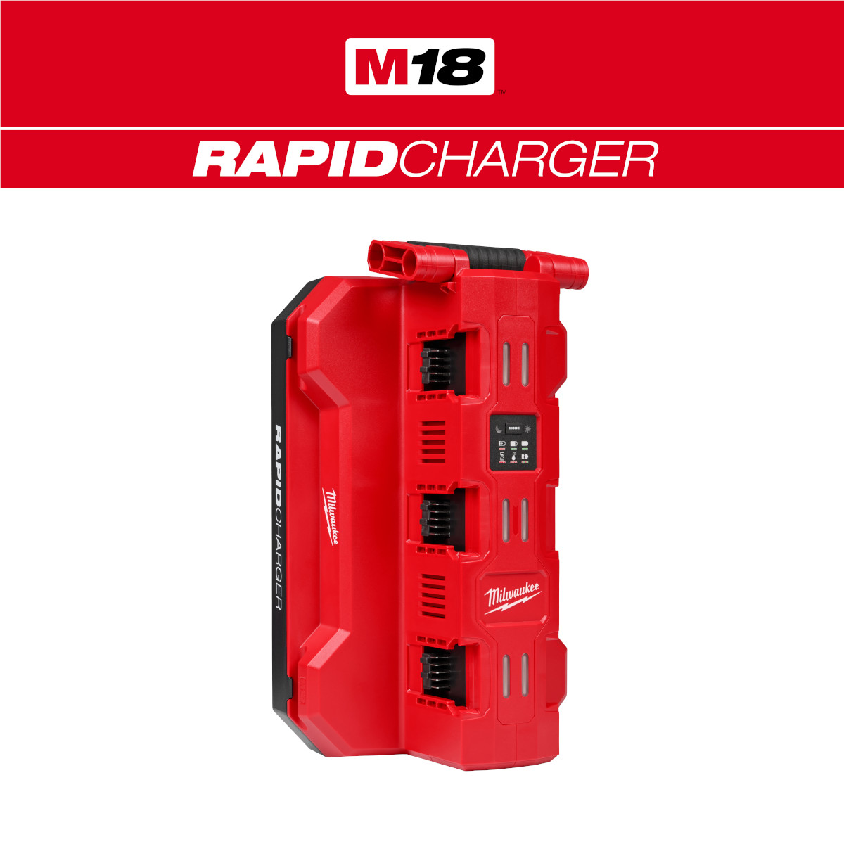 Milwaukee Tool M18 Six Bay Daisy Chain Rapid Charger