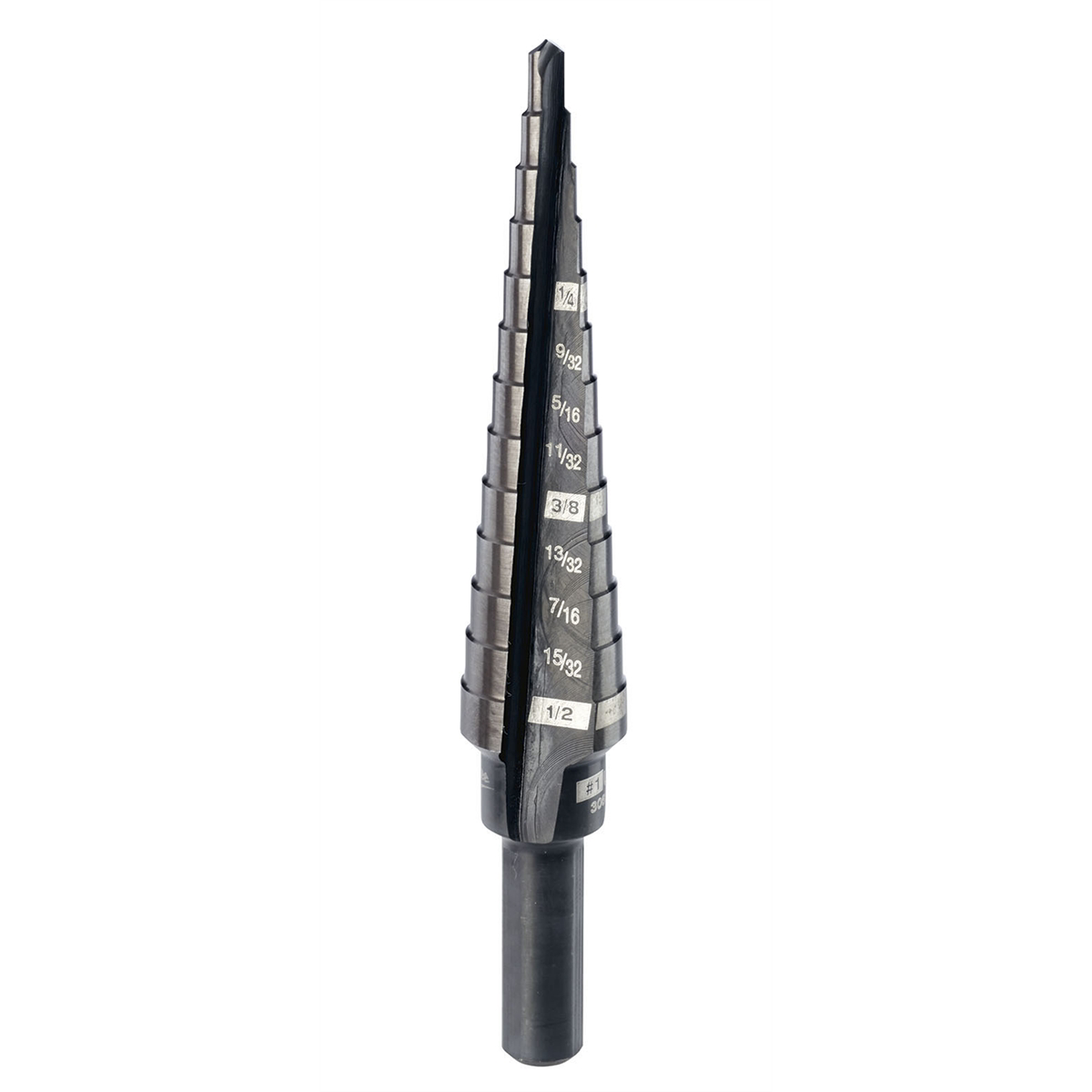 Milwaukee Tool #1 Step Drill Bit, 1/8" - 1/2" by 1/32"
