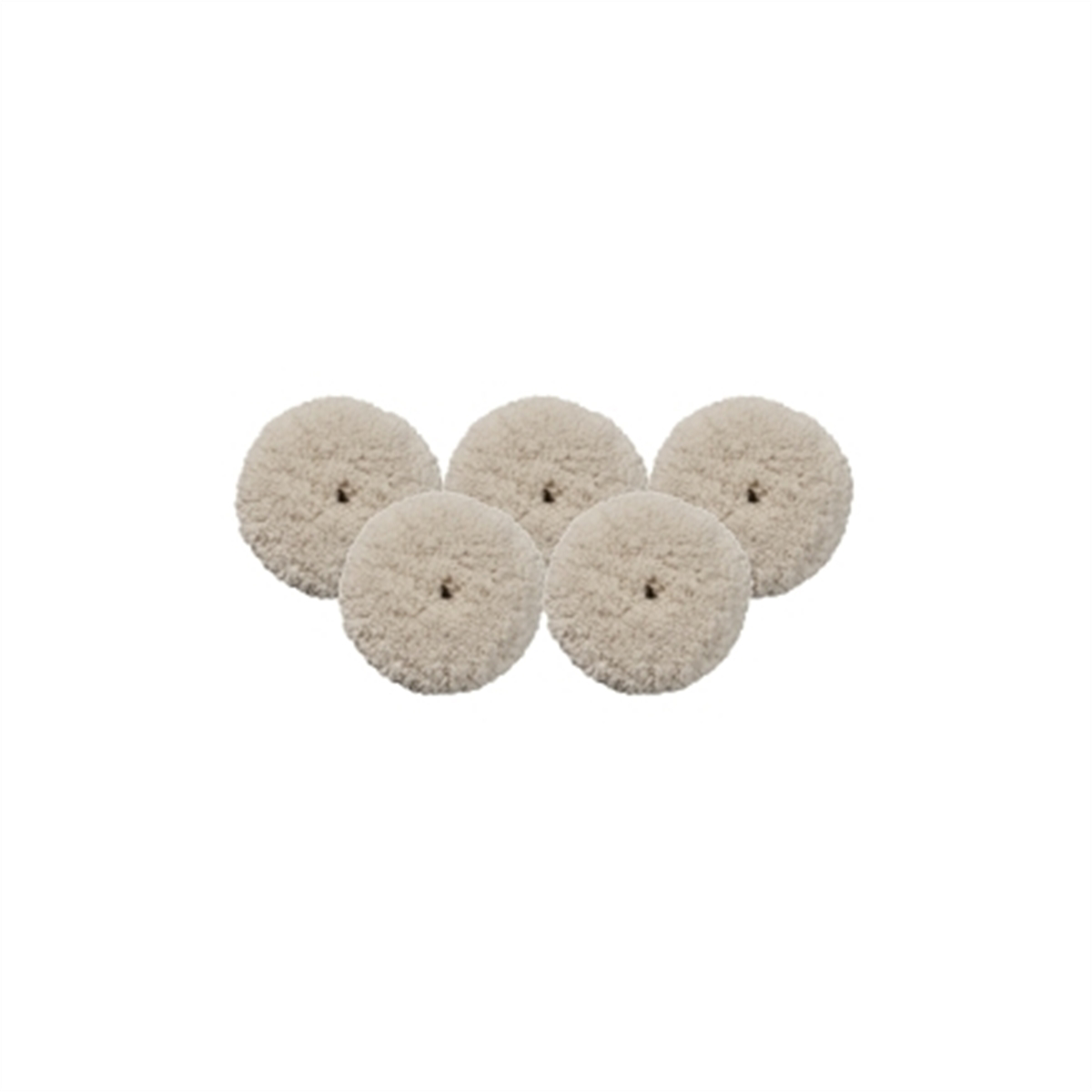 Milwaukee Tool 7" Bulk Wool Cutting Pad (5 Pack)