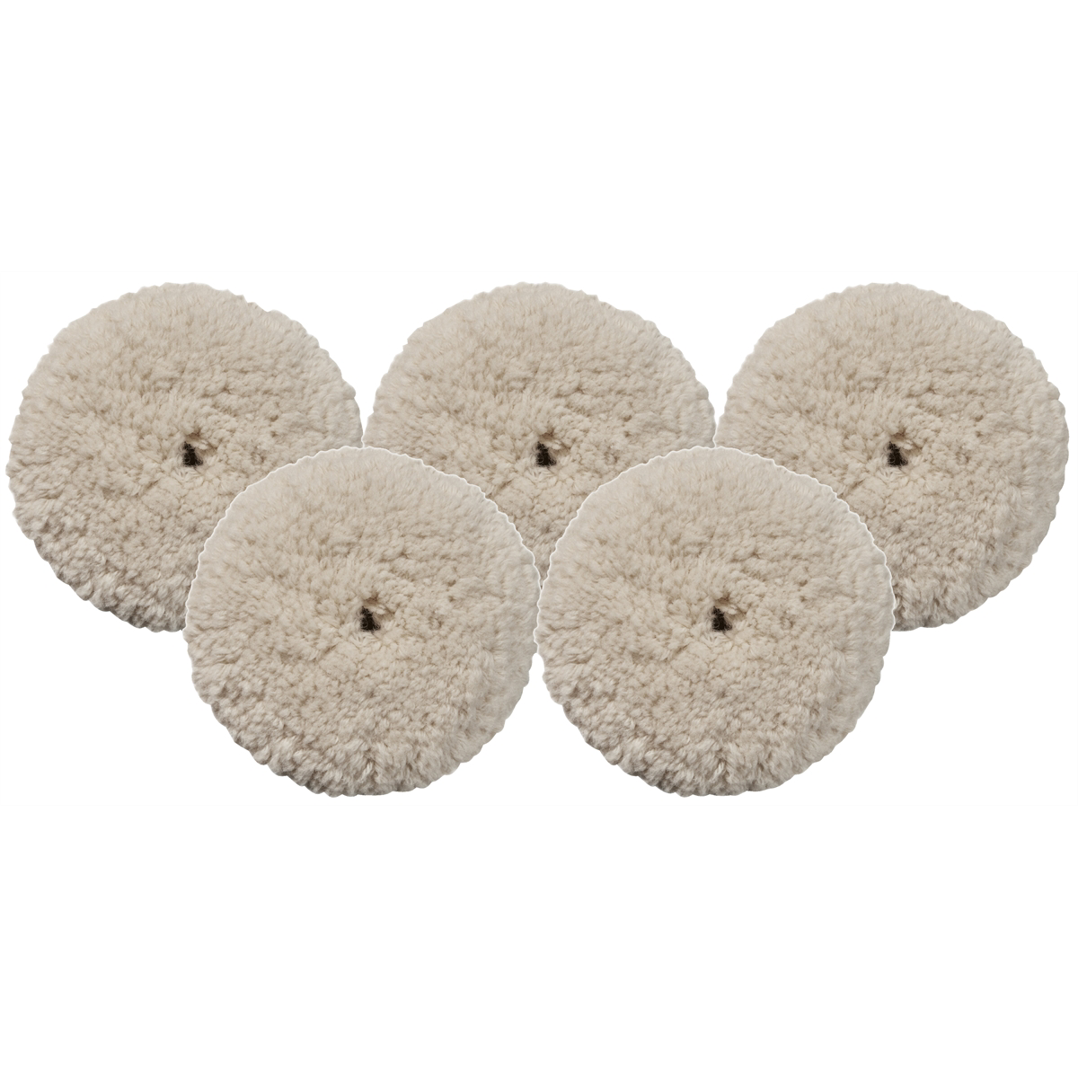 Milwaukee Tool 5-PK OF 3" BLENDED WOOL CUTTING PAD