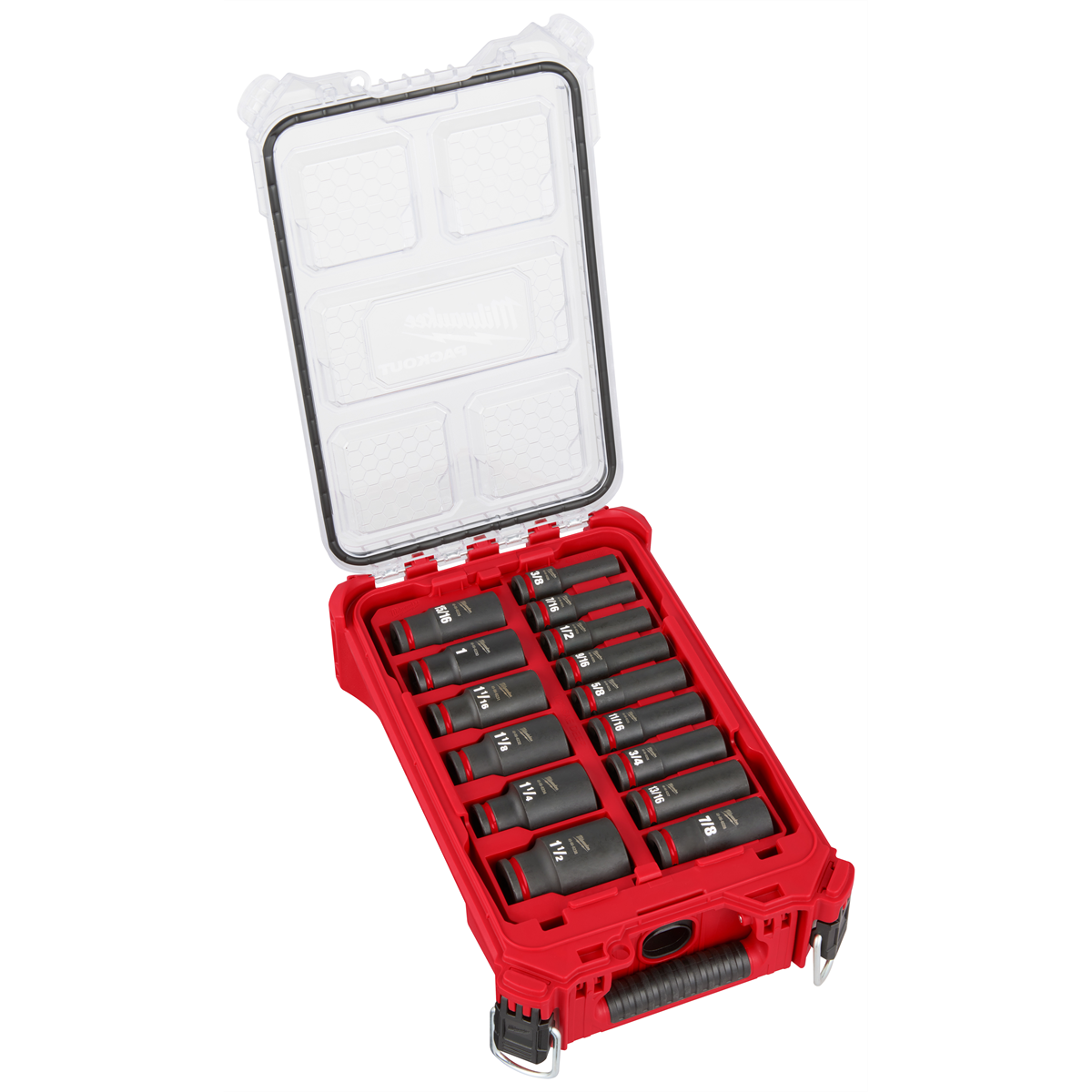 Milwaukee Tool SHOCKWAVE Impact Duty Socket 1/2&rdquo; Dr 15PC SAE PACKOUT Set