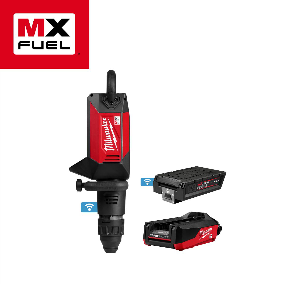 Milwaukee MX FUEL™ 27 lb SDS MAX Demolition Hammer Kit