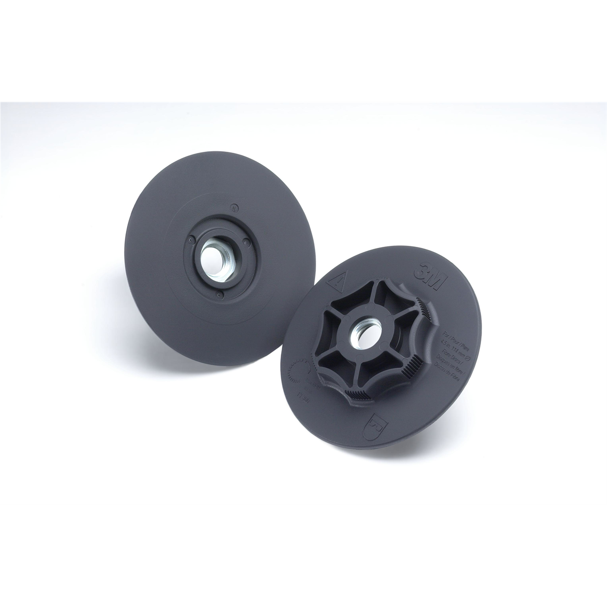 MMM Fibre Disc Backup Pad 02140, TN Quick Change , 4-1/2 in x 5/8 in-11 Internal, 5 ea/Case