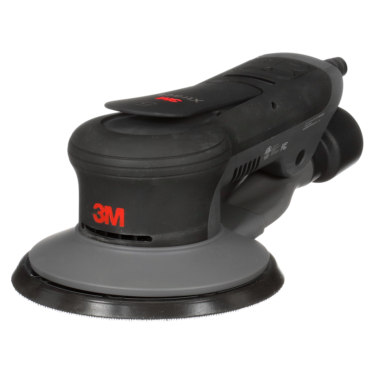 MMM 3M Xtract Electric Random Orbital Sander, 88760, 6 in, Central Vacuum, 3/16 in Orbit, 110V, Plug Type B, 1 ea/Case