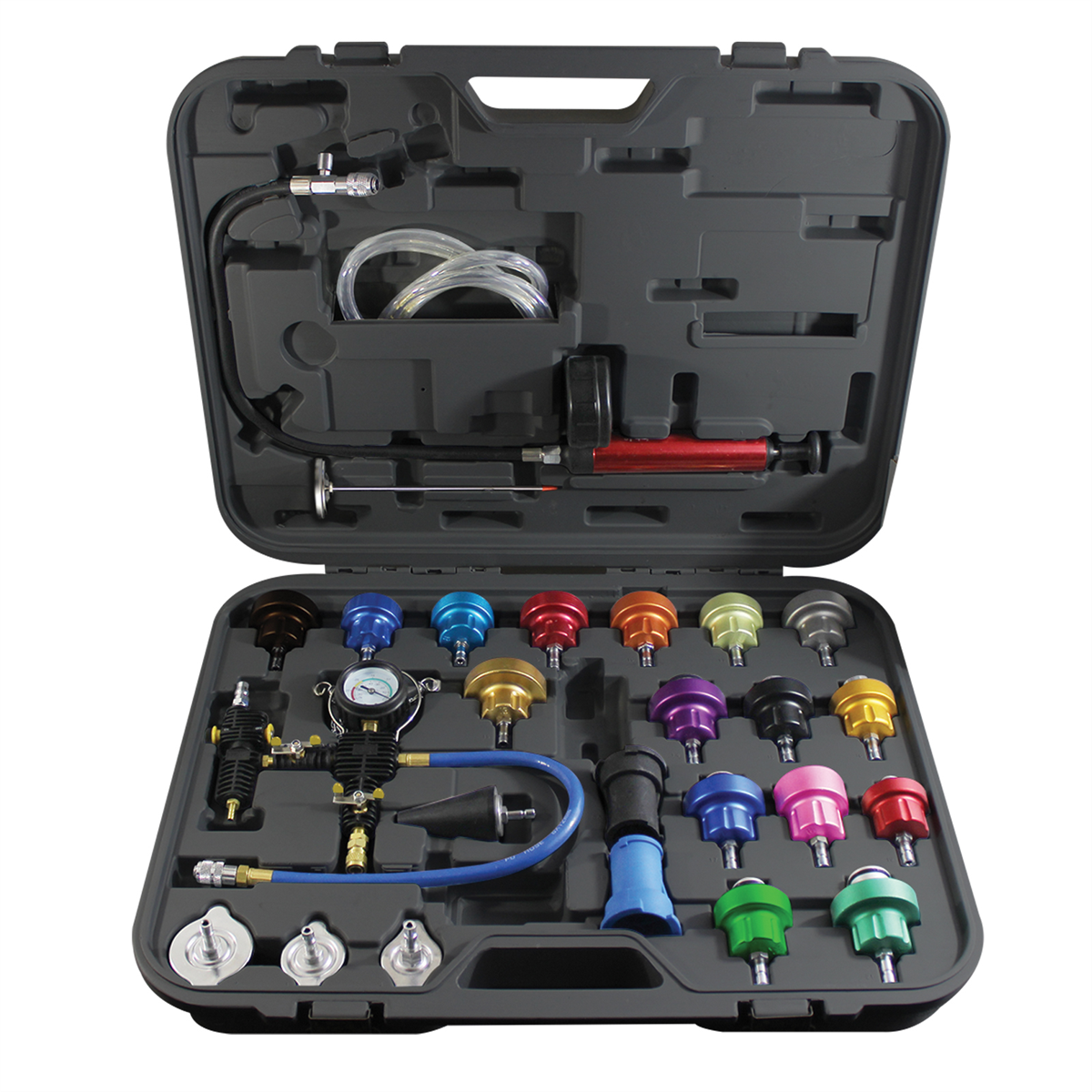 Mastercool 43301-A 27 Piece Master Radiator Pressure Test Kit