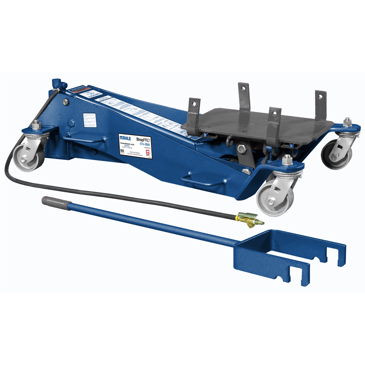 MAHLE Service Solutions CTJ-2200A 2,200 lb Transmission Jack - Air Assist