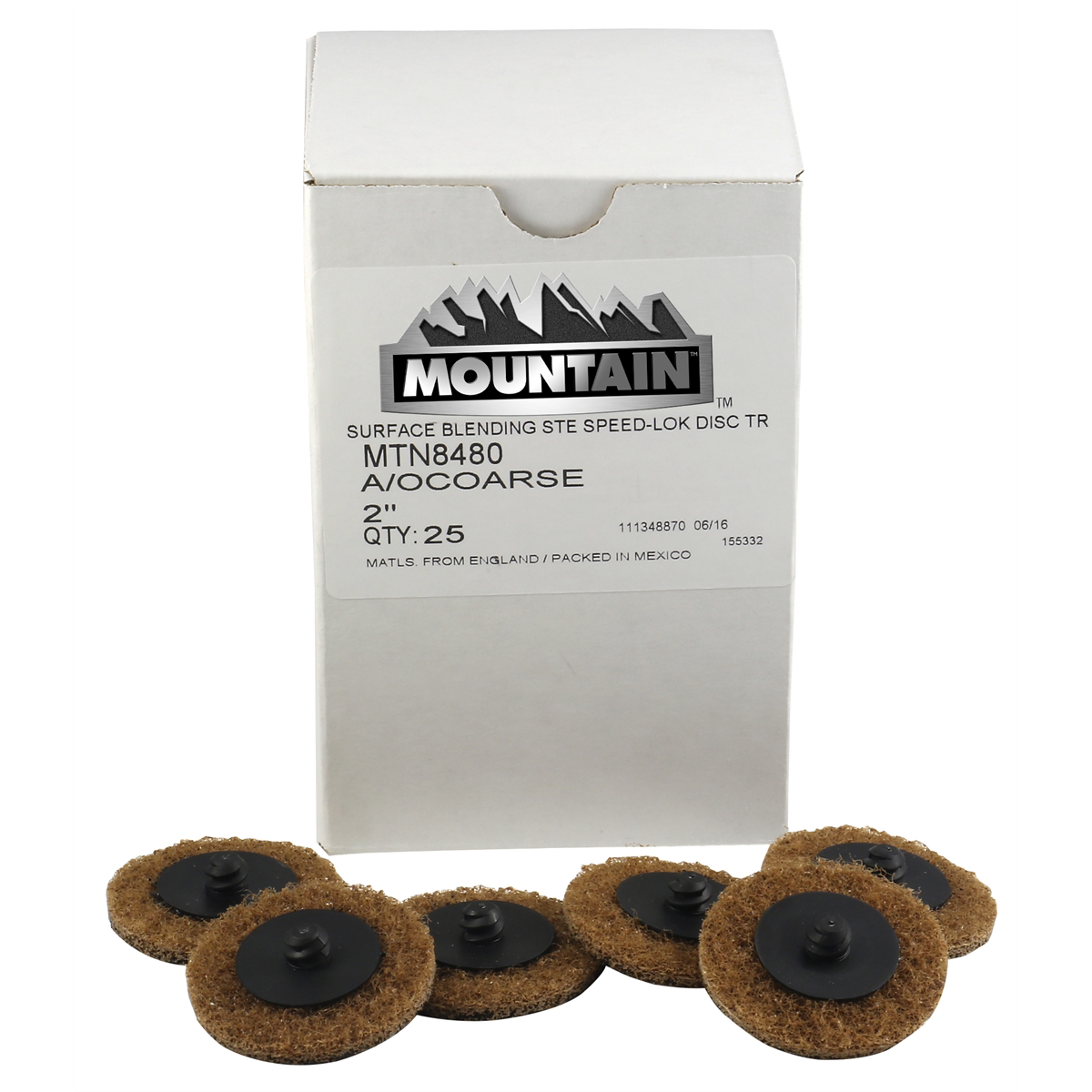Mountain DISC SURFACE PREP 2IN COURSE 25BOX