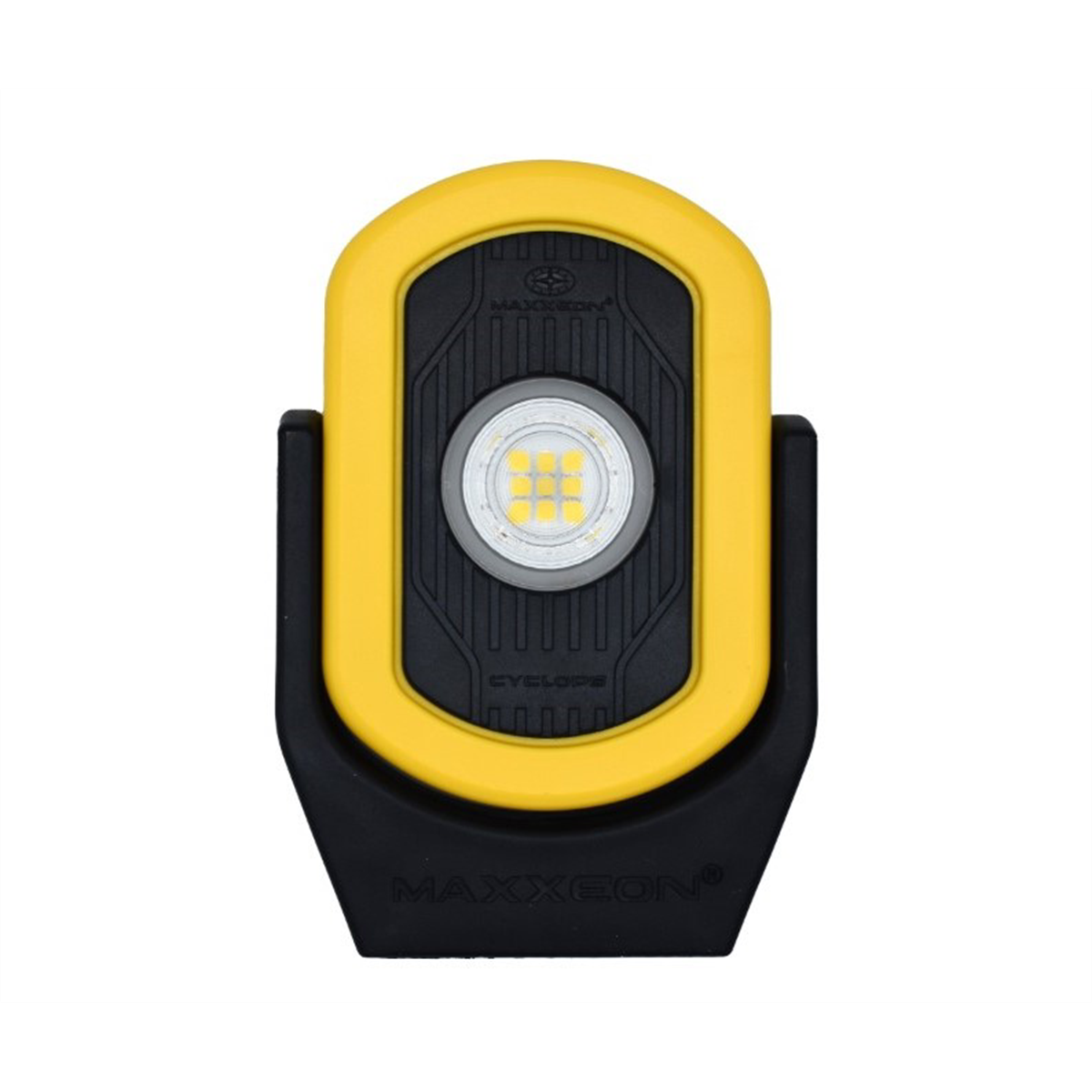 Maxxeon Workstar 812 CYCLOPS 720 Lumen USB-C Rechargeable Work light with Magnetic Base - HiViz Yellow