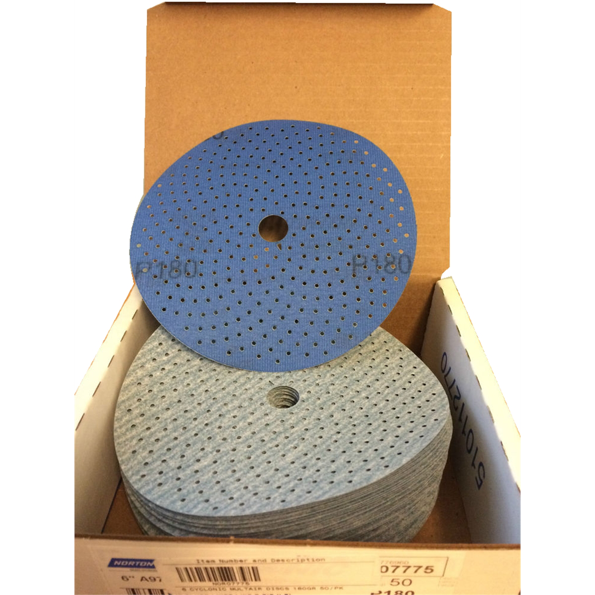 Norton Abrasives 6" CYCLONIC MULTAIR DISCS 180GR 50/PK