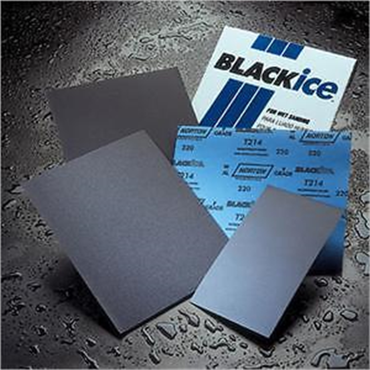 Norton Abrasives 50PK BLACK ICE 1500A 5 1/2 X 9 50PK