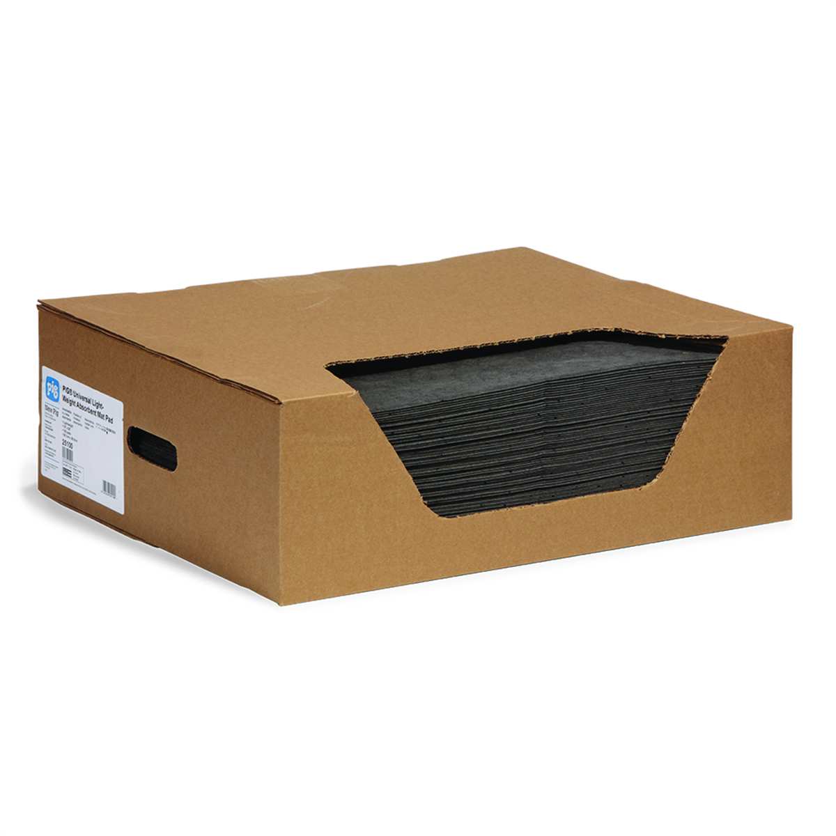 New Pig Medium-Weight Absorbent Mat Pads in Dispenser Box - 15 x 20 Inch - 100 Pads
