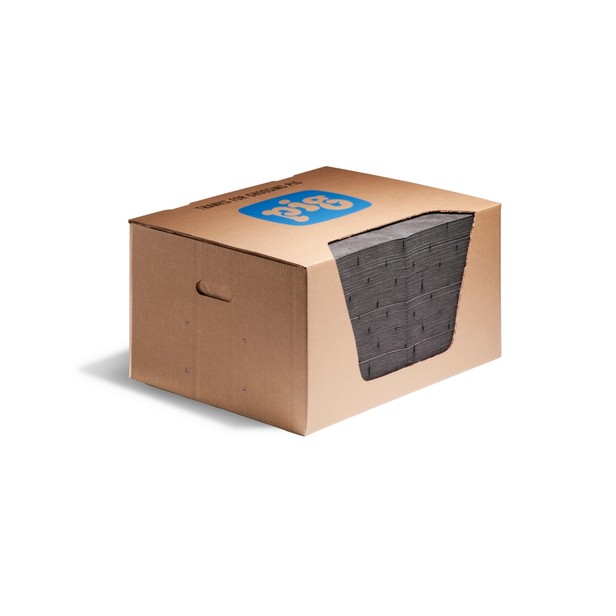New Pig Medium-Weight Absorbent Mat Pads in Dispenser Box - 15 x 20 Inch - 100 Pads