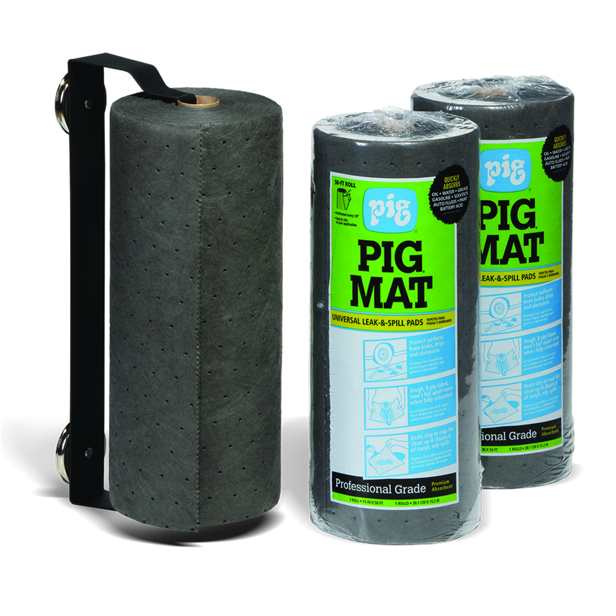 New Pig Univ Mat plus Dispenser Combo Pack