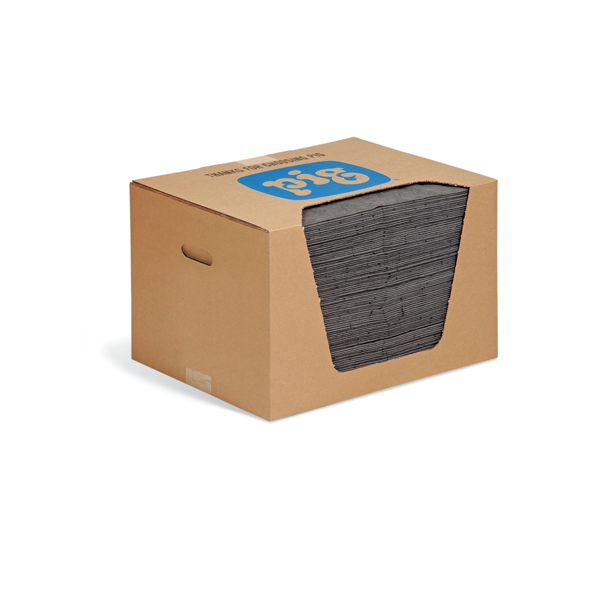 New Pig Heavyweight Absorbent Mat Pads in Dispenser Box - 15 x 20 Inch - 100 Pads
