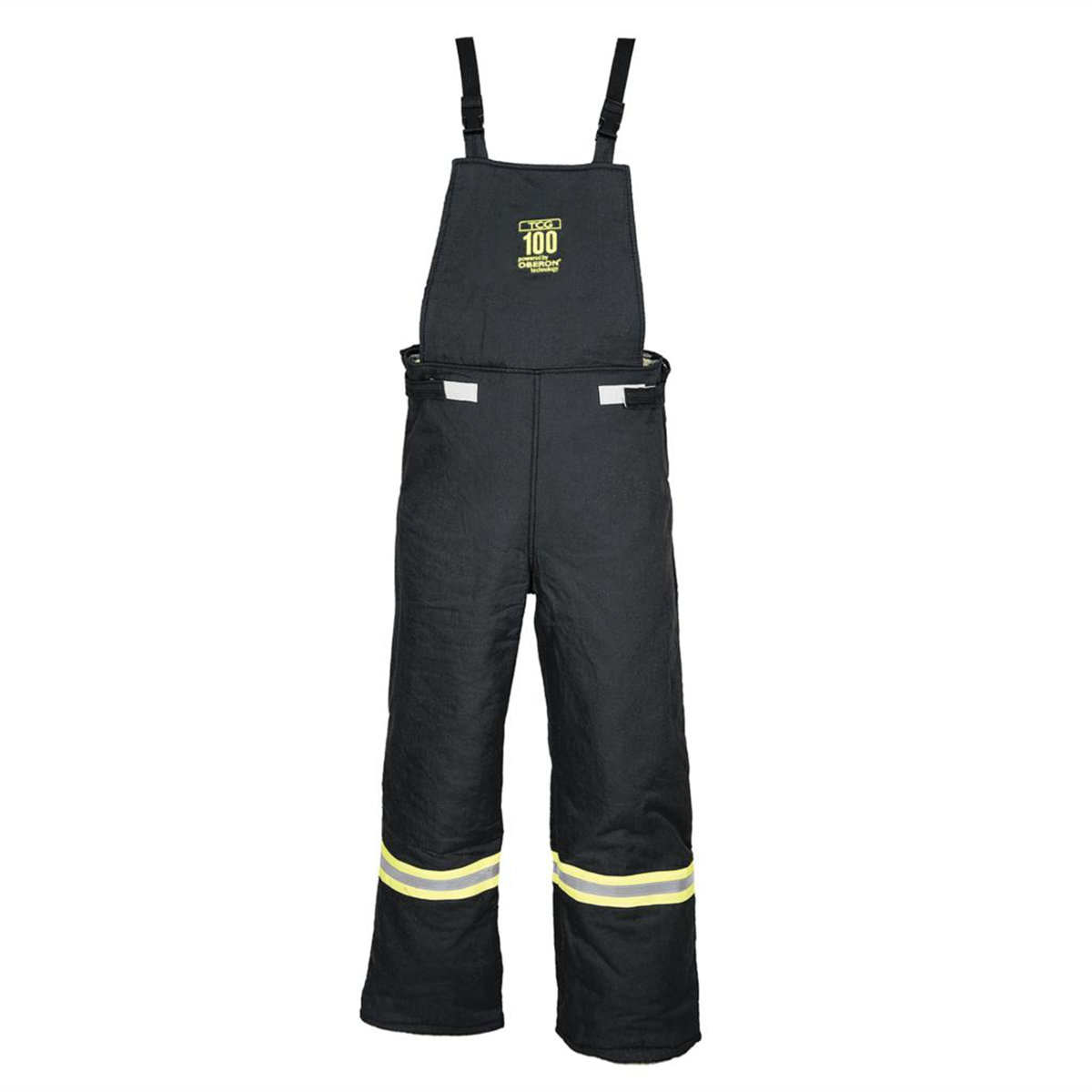 Oberon Bib Overalls - Arc Flash - 100 Cal TCG™ Ultralight - Color: Black - Size: XL Tall