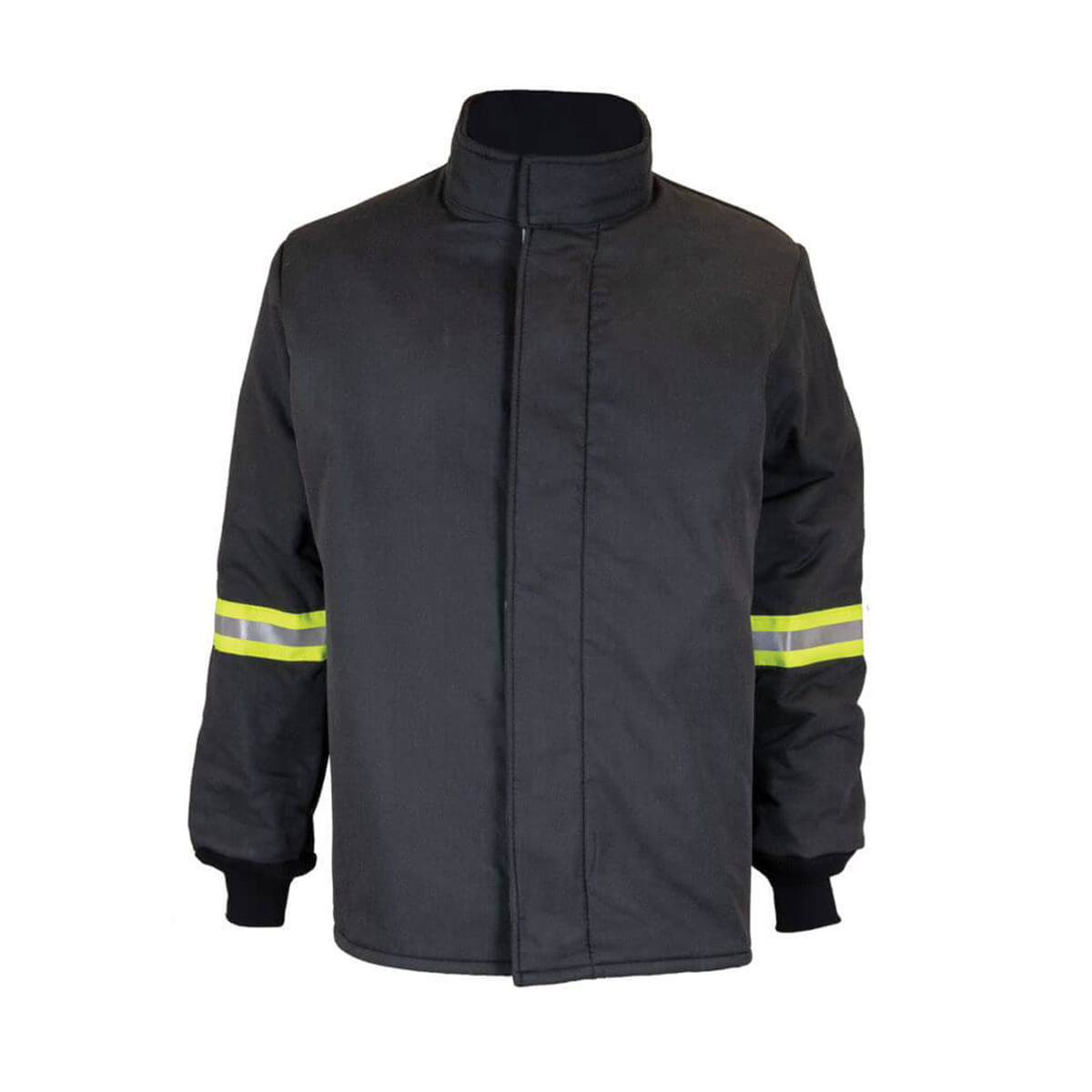 Oberon Coat - Arc Flash - 140 Cal TCG™ Ultralight - With Escape Strap - Color: Black - Size: Medium