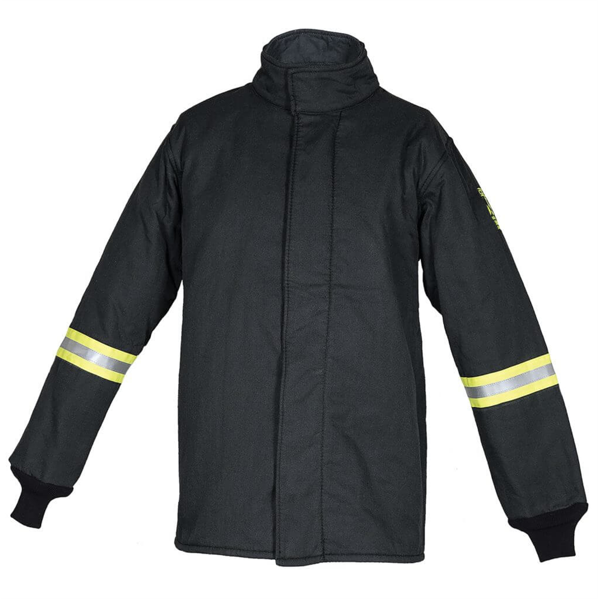 Oberon Coat - Arc Flash - 40 Cal TCG™ - With Escape Strap - Hip Length - Color: Black - Size: Large