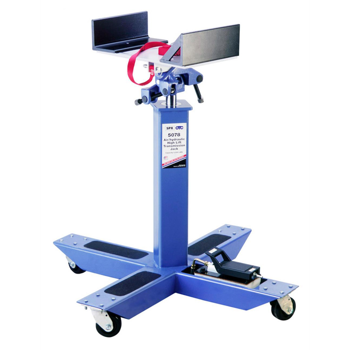 OTC 2,000 lb. Capacity High-Lift Transmission Jack for Trucks and Buses