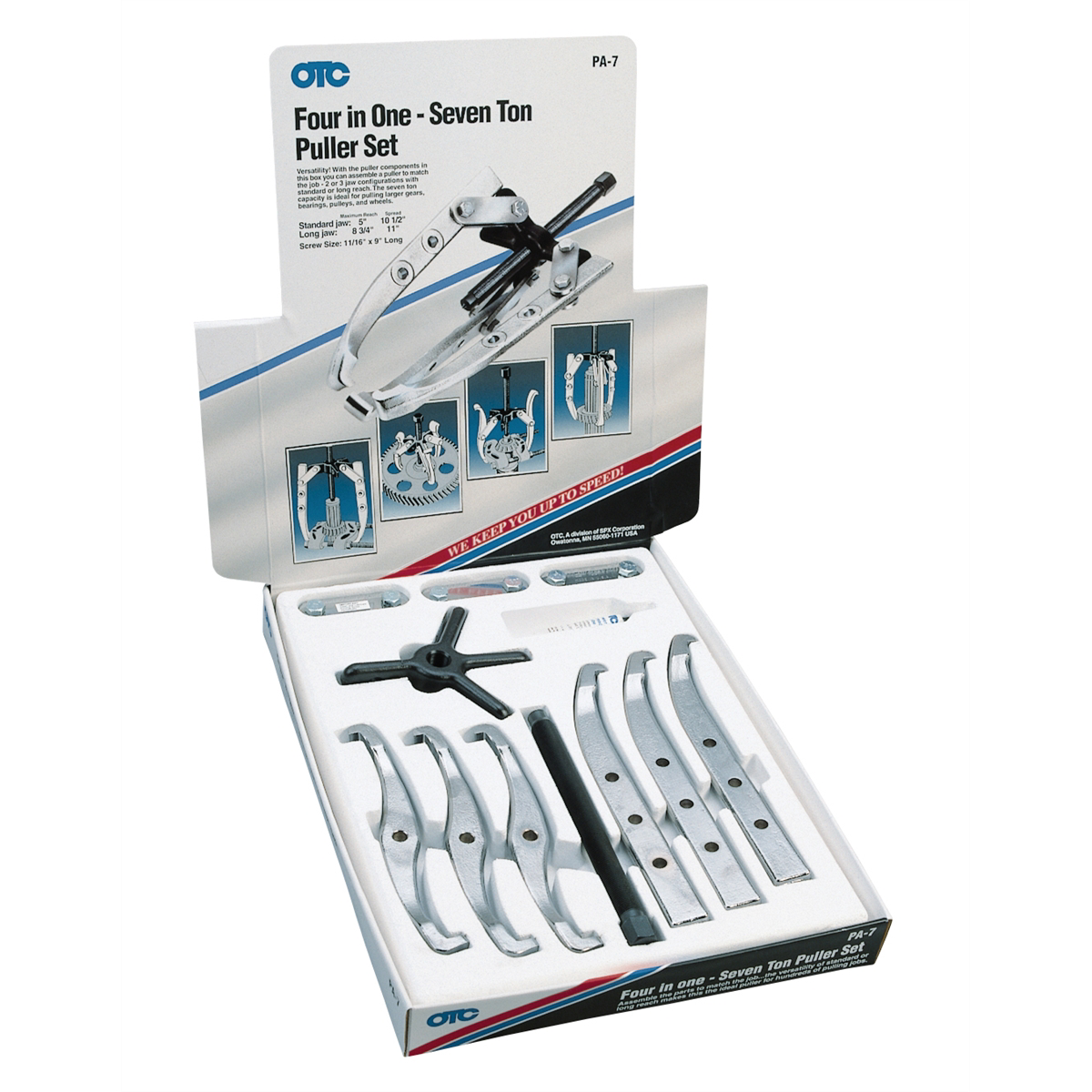 OTC PULLER SET 4IN1 7 TON