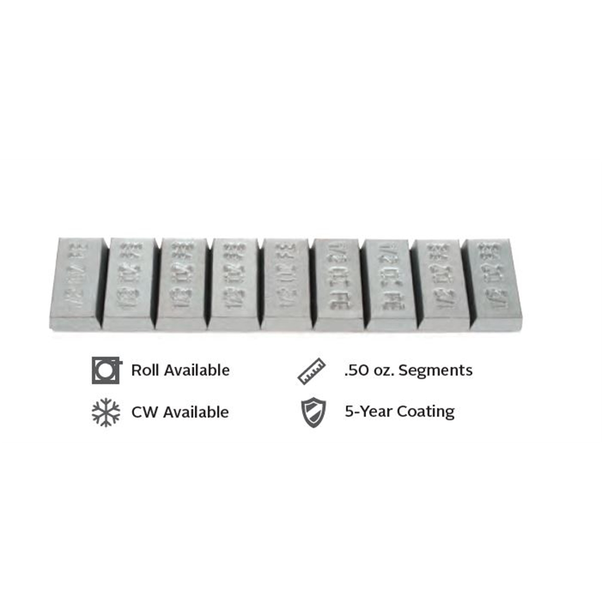 Wegmann Automotive Steel Truck Stick-On Weights