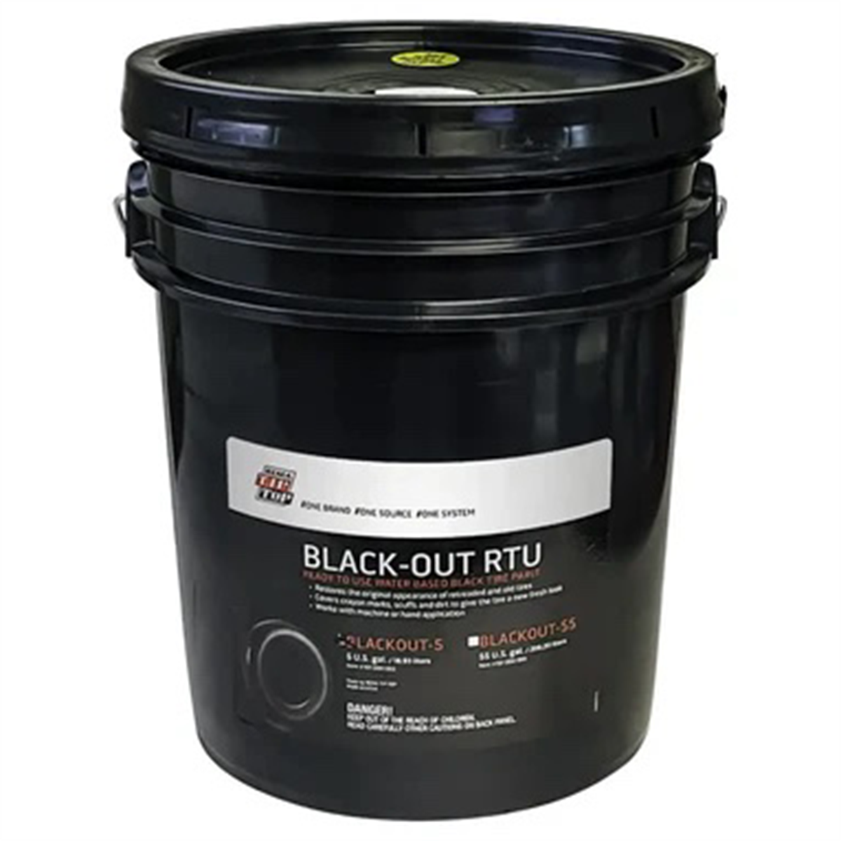 Remline Ready to Use Water Based Black Tire Paint - 5 Gallon