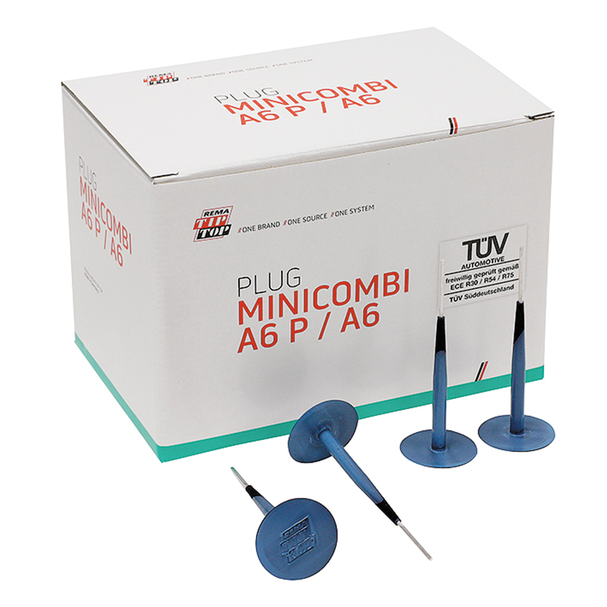 REMA TIP TOP North America Minicombi Tire Repair Inserts 1/4" (6mm) 40 Count