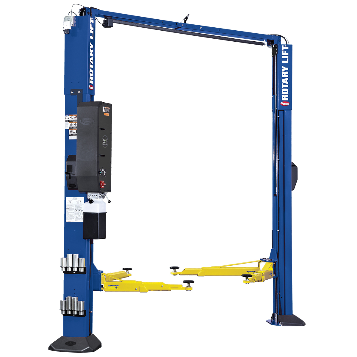 Rotary SPO10 - 2- Stage Low Profile Two-Post Lift, Symmetrical (10,000 LB. Capacity) 75 5/8" Rise - Shockwave Equipped
