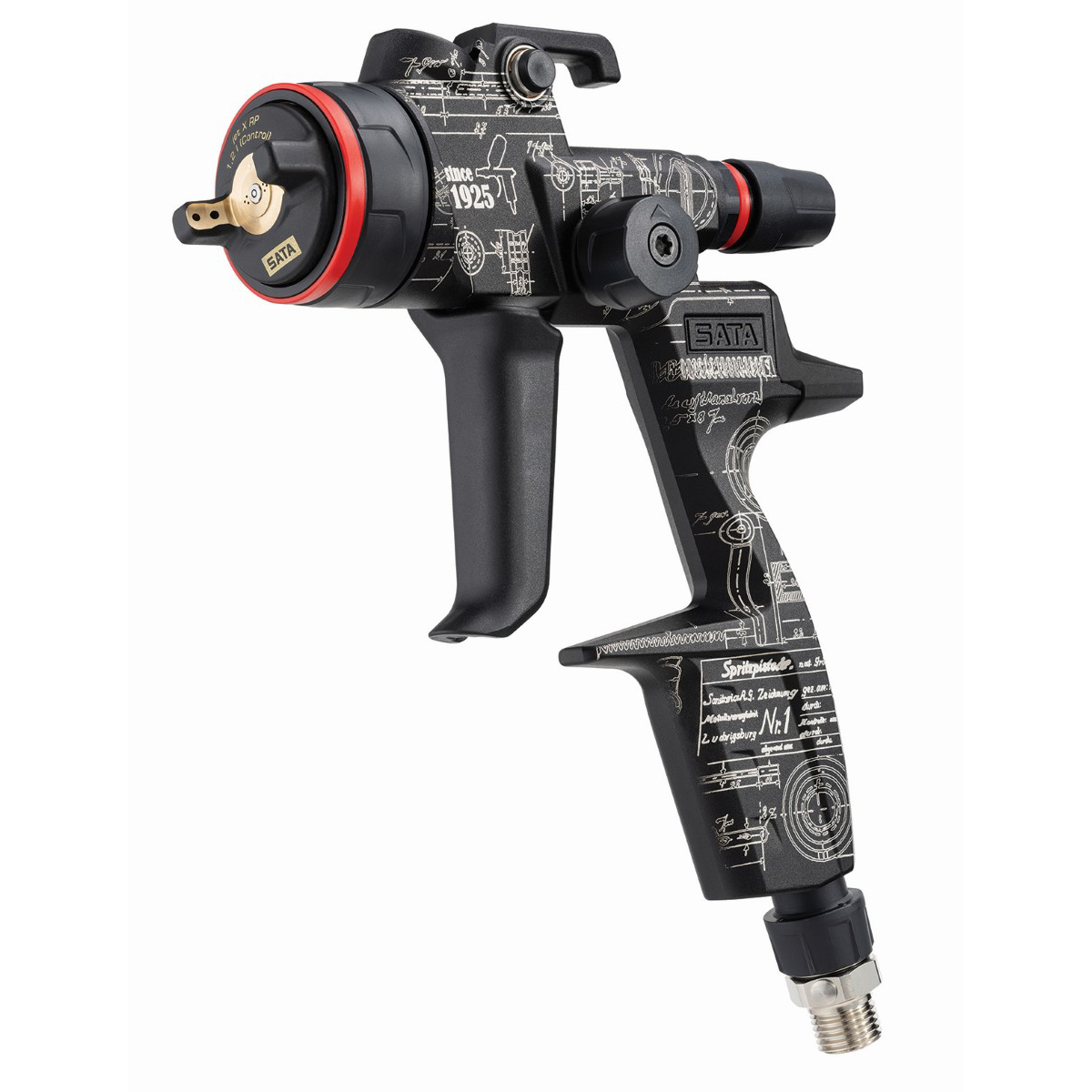 Sata 100 Years Special Edition Jet X HVLP Spray Gun, 1.3I Dig Ready (Control)