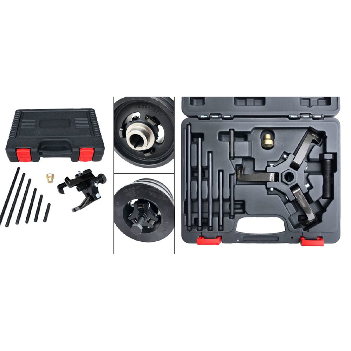 Schley Products Harmonic Balancer Pulley Puller W/ Side-turn Legs For Gm, Ford, And Other Engines