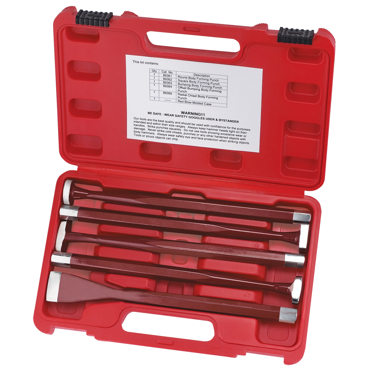 SG Tool Aid 5-Piece Body Forming Punch Set