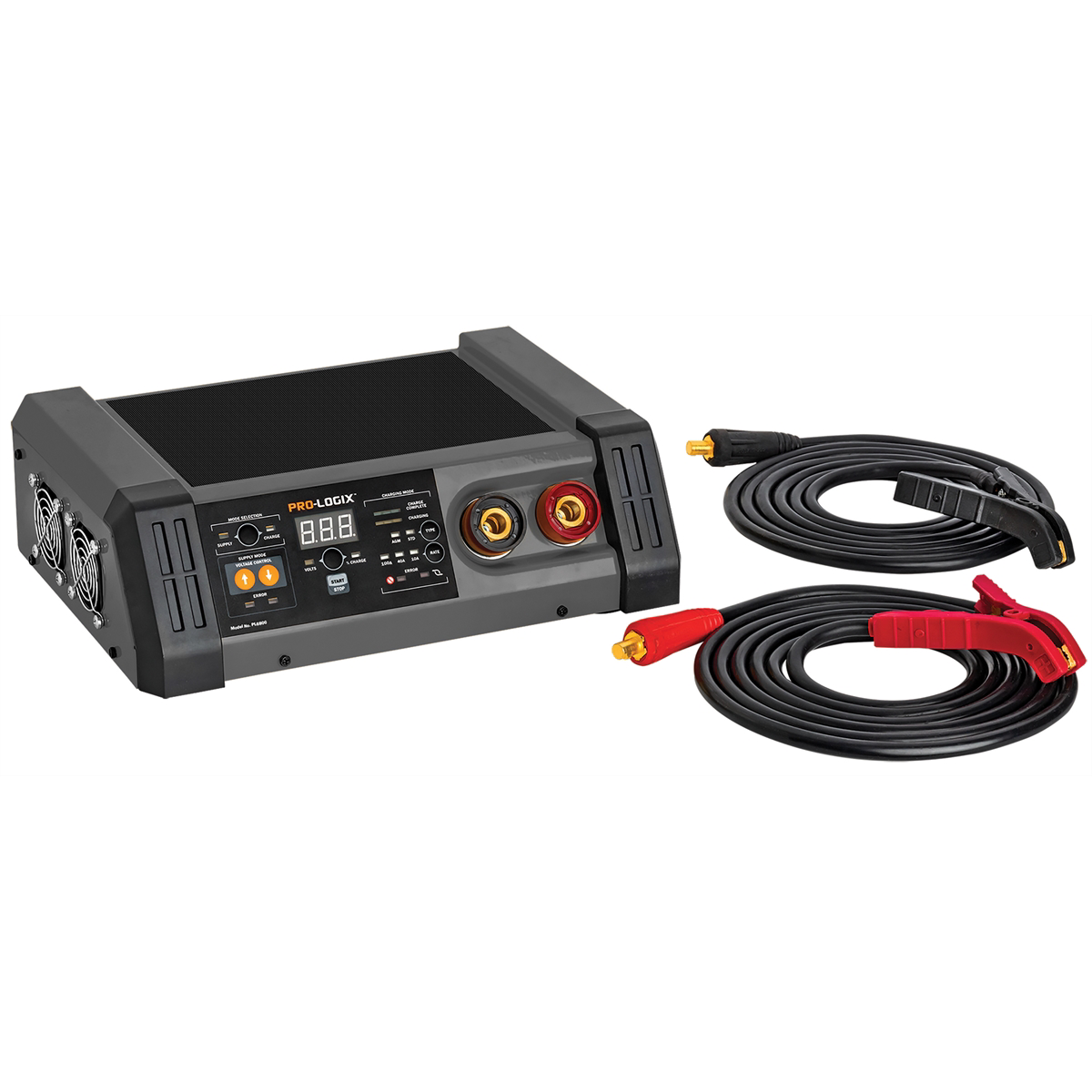 Clore Automotive PRO-LOGIX 12/24V 120A Flashing Power Supply and Battery Charger Requires 20A Service