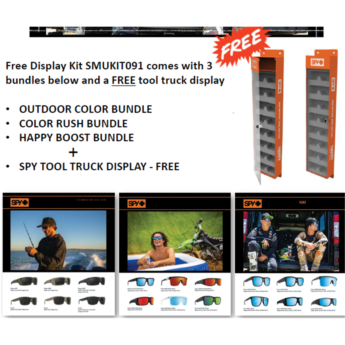 Spy Optics Free Display Kit