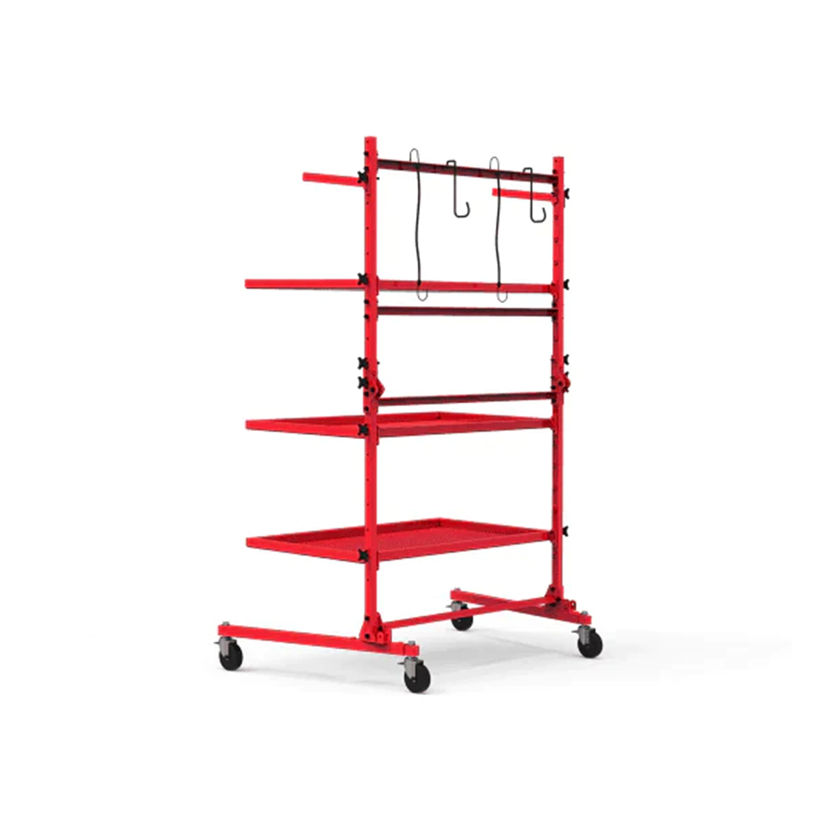 Steck Manufacturing by Milton Pro Folding Parts Cart