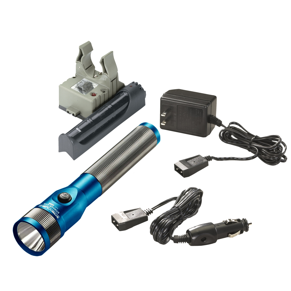Streamlight Stinger LED Bright Rechargeable Handheld Flashlight - Blue