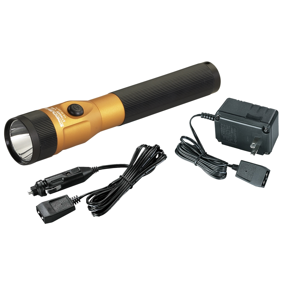 Streamlight Stinger LED Bright Rechargeable Handheld Flashlight - Orange