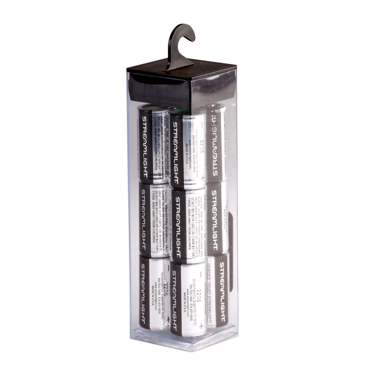 Streamlight CR123A Lithium Batteries, 12-Pack