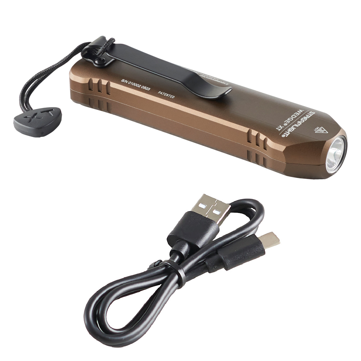 Streamlight Wedge XT Rechargeable EDC 500 Lumen Flashlight - Coyote Brown