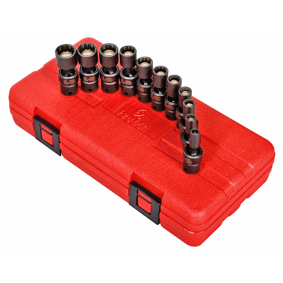 SUNEX 11-Piece 1/4 in. Drive 12-Point Metri