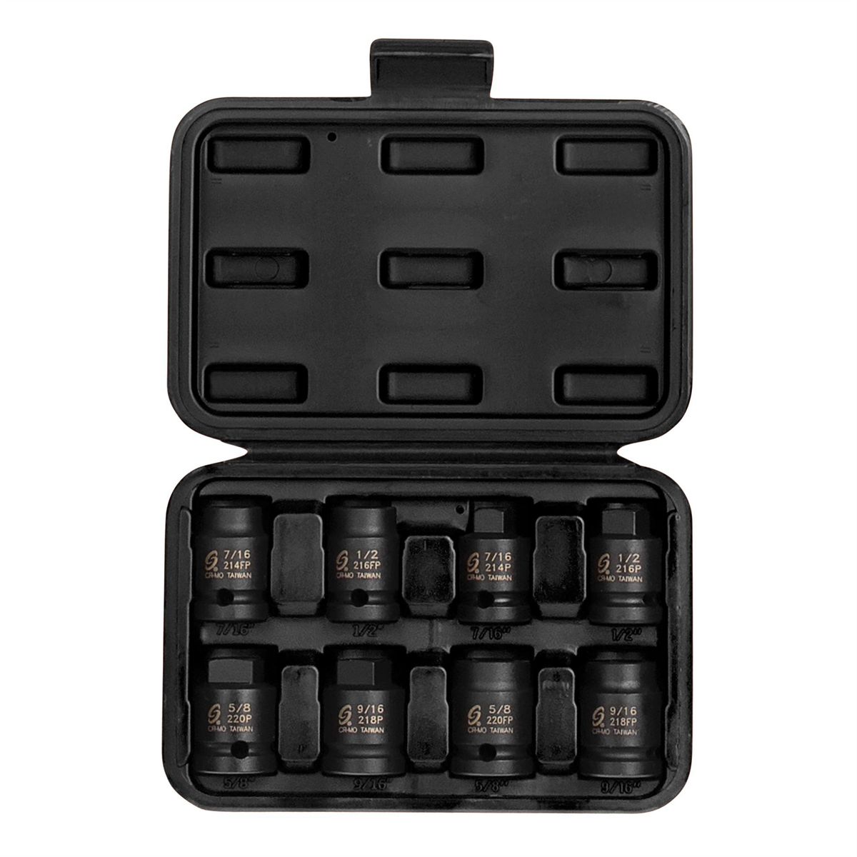 SUNEX 8PC 1/2"DR PIPE PLUG SOCKET SET