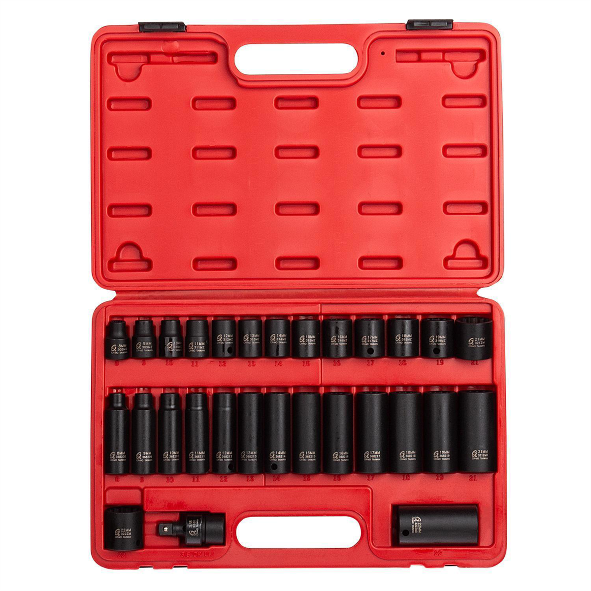 SUNEX 29-Piece 3/8 in. Drive 12-Point Maste