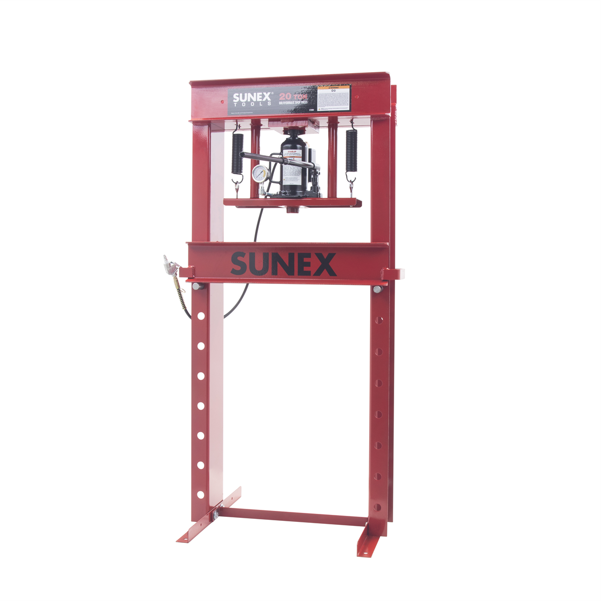 SUNEX 20 Ton Air/Hydraulic Shop Press