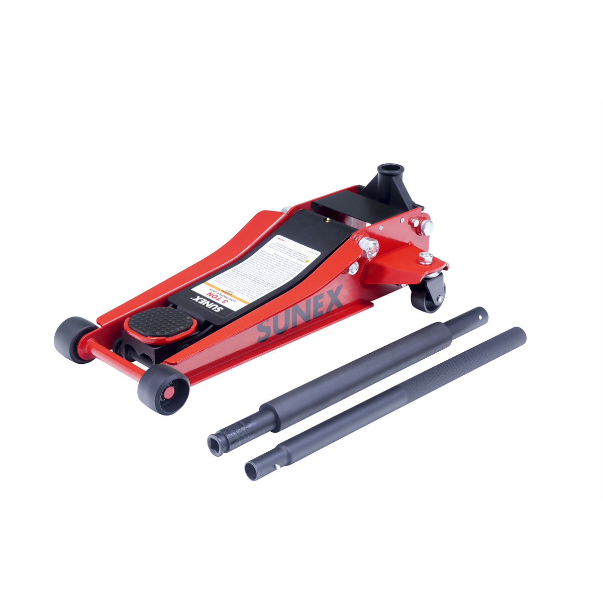 SUNEX 3-Ton Low Profile Steel Floor Jack