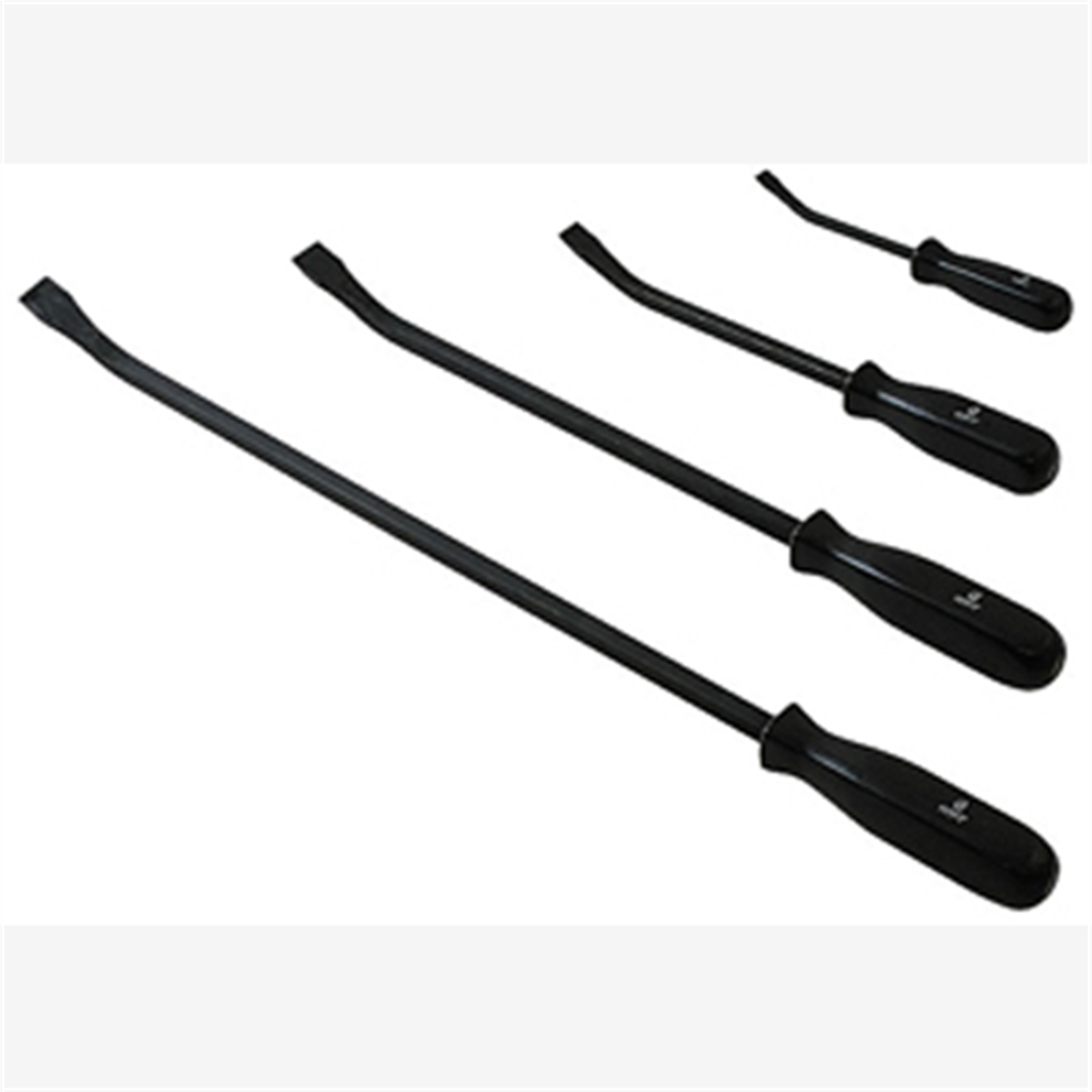 SUNEX Pry Bar Set 4-Piece Bent End Black Ha