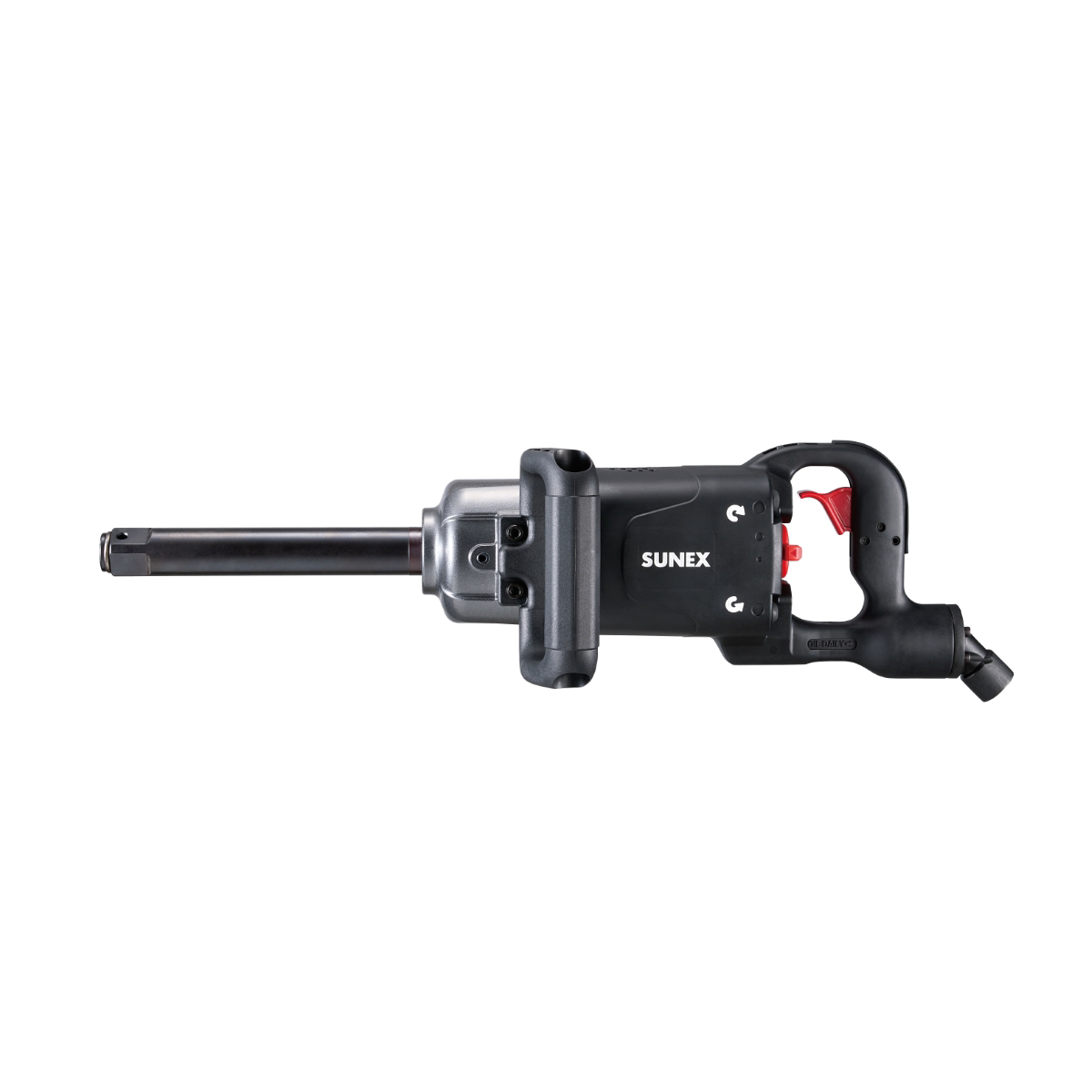 SUNEX 1 Inch Drive Magnesium Composite Impact Wrench with 6 Inch Anvil