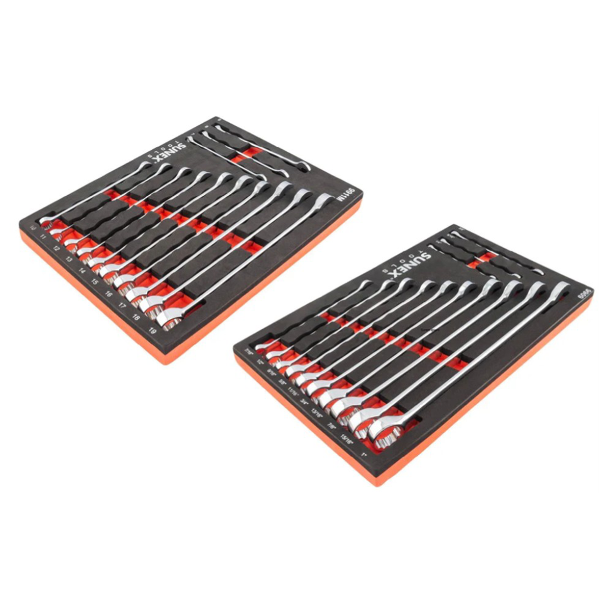 SUNEX TOOLS 26 Piece SAE Metric Wrench Bundle