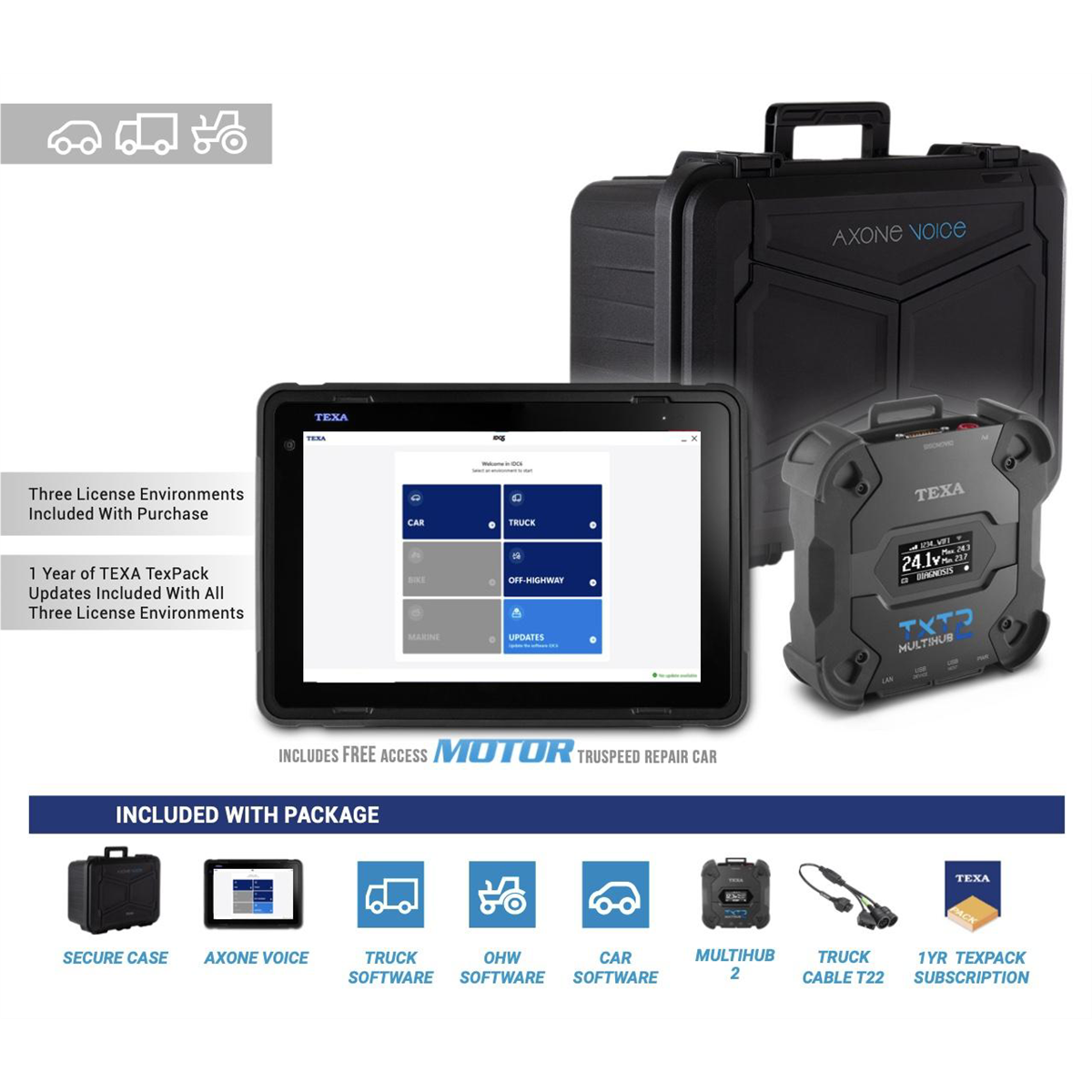 TEXA DELUXE FLEET PACKAGE TEXPACK BUNDLE