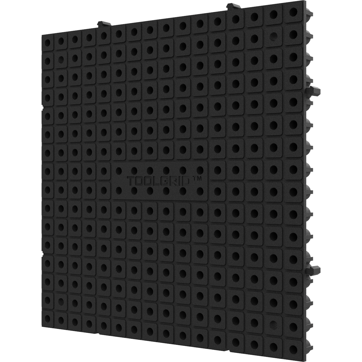Toolgrid TGB-6X6 Modular Board 16pc Pack - Black