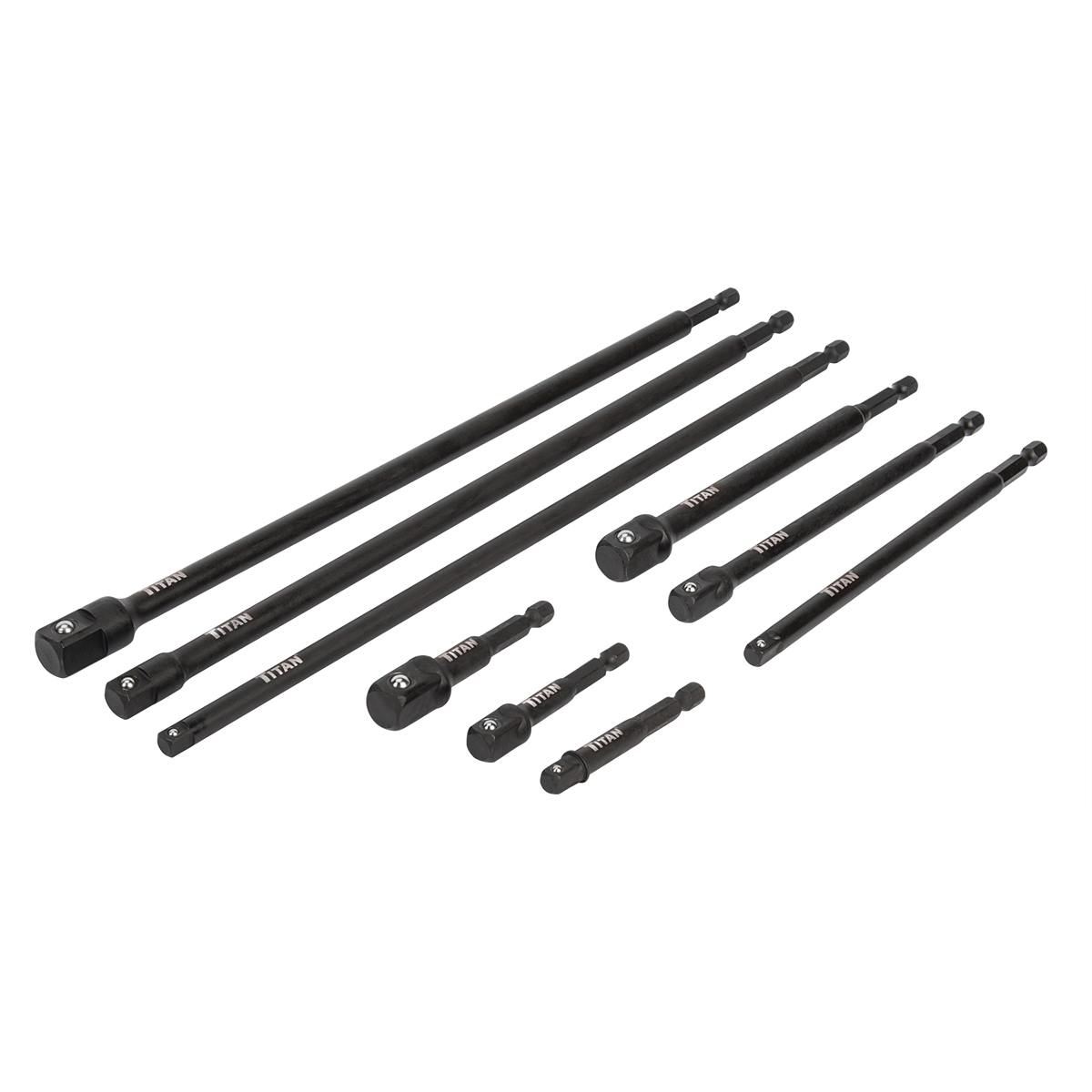 TITAN 9-PC IMPACT SOCKET ADAPTER SET